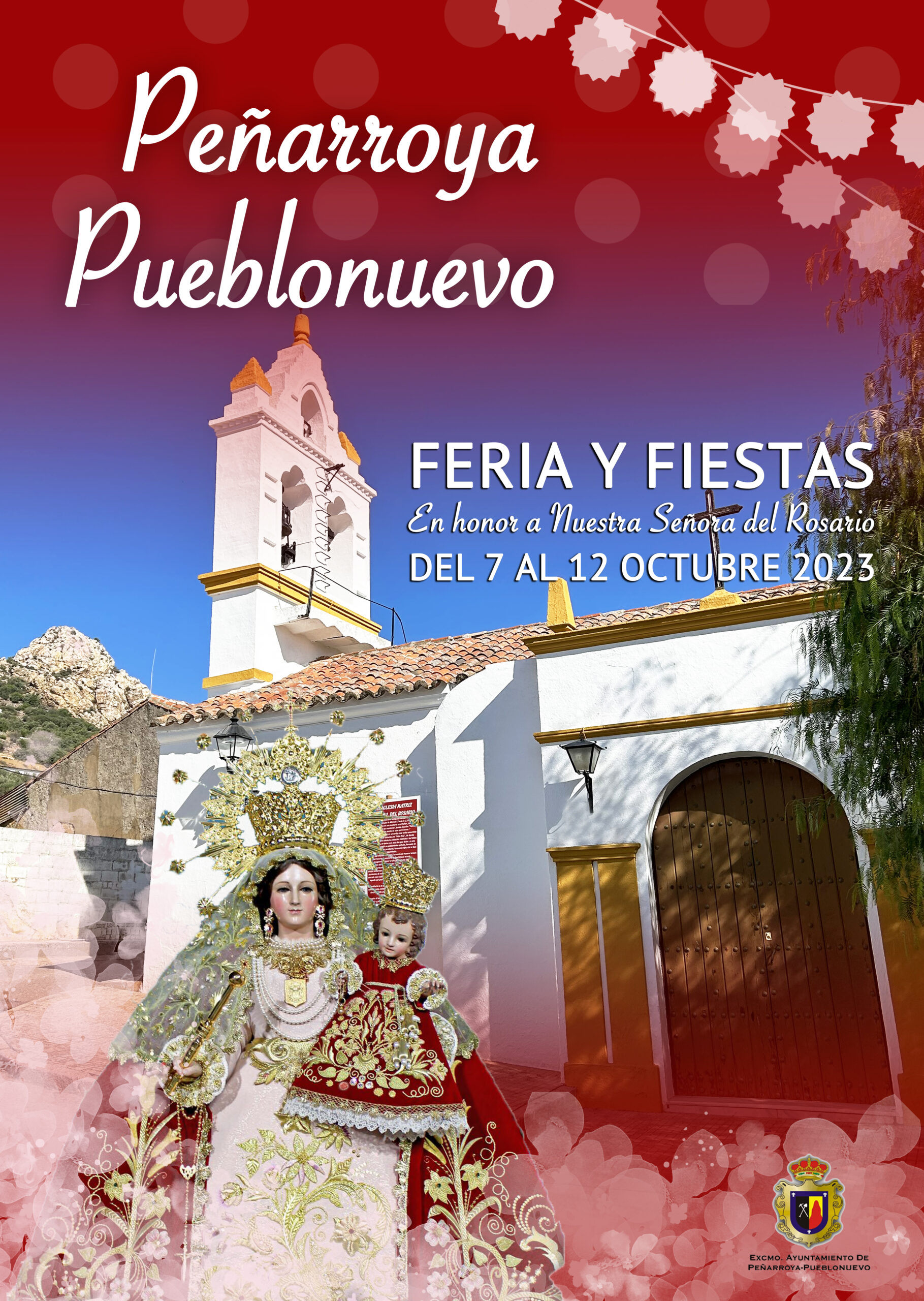 Fiestas patronales en honor de la Virgen del Rosario 2023 Peñarroya-Pueblonuevo
